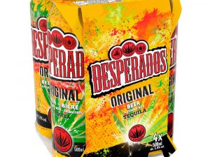 Desperados Tequila Lager - 4 x 500ml Cans